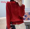 Cozy Autumn Winter Knit Cardigan With Floral Pattern And Round Neck For Women