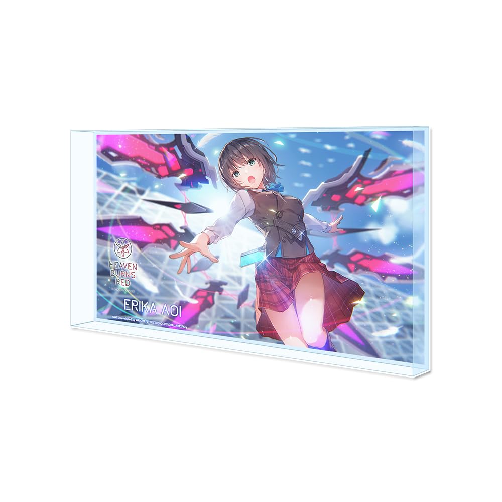 Seasonal Plants Heaven Burns Red Big Acrylic Block W160mm x H100mm x D8mm Acrylic [Erika Aoi]