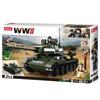 Jeu de construction brique emboitable sluban wwii 2eme guerre mondiale tank char d'assaut allie hunter arme militaire m38-b0689 sold