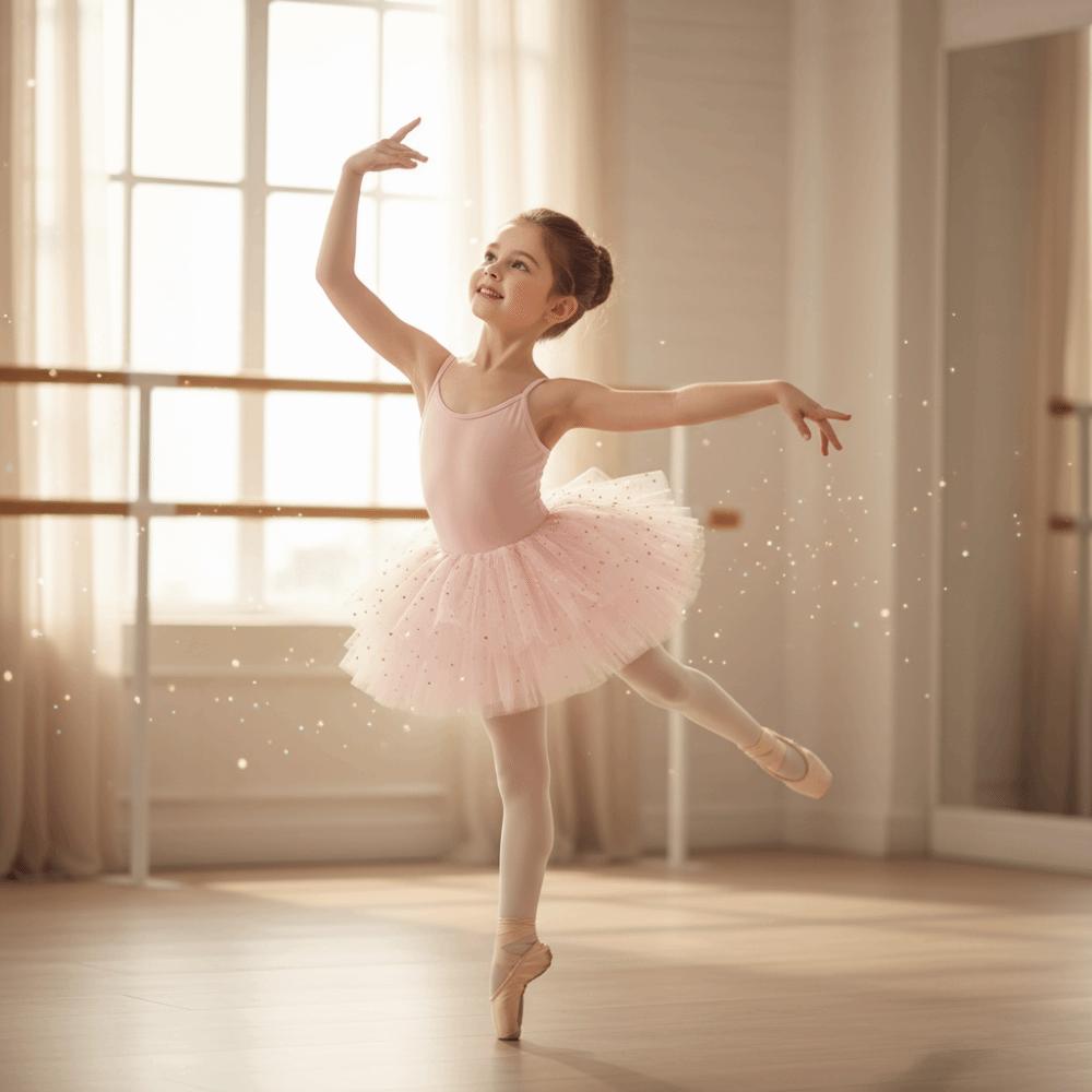 Cross Strap Kids Ballet Skirts Fluffy Ballet Performance Clothes Ballerina Fairy Dress  Examination