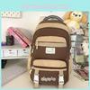 Backpack Pattern Letter Large Capacity Outdoor Travel Bag Schoolbag Student