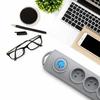 Qoltec Surge Protector Power Strip | 8 Sockets | 2.5m | Gray