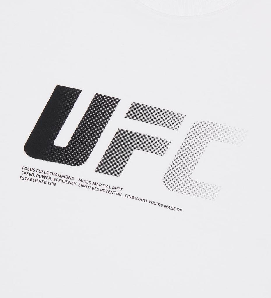 UFC SPORT Ufc Zero 100 Oversized Short Sleeve T-Shirt White U4Ssx2312Wh