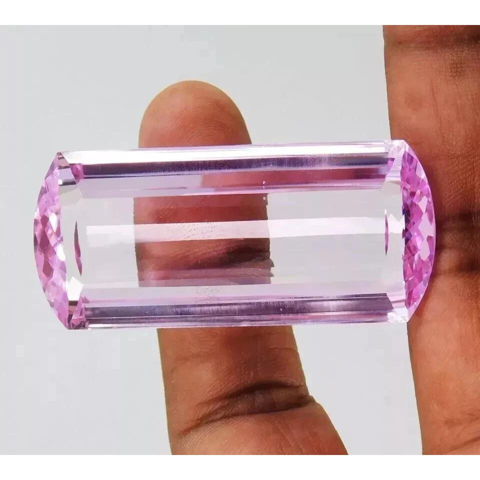Pink Brazilian Topaz Fancy Cushion Cut 115-117 Ct VVS Certified Loose Gemstone