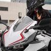 Motorcycle Side Wing Spoiler Fairing With Rearview Rotating Reflector Spoiler Cycling Accessories For Outdoor Riding Daily Use