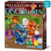 DIY Casting Kit - 4M - Dinosaur - 2 Dinosaurs of 7 Cm - Paint Included