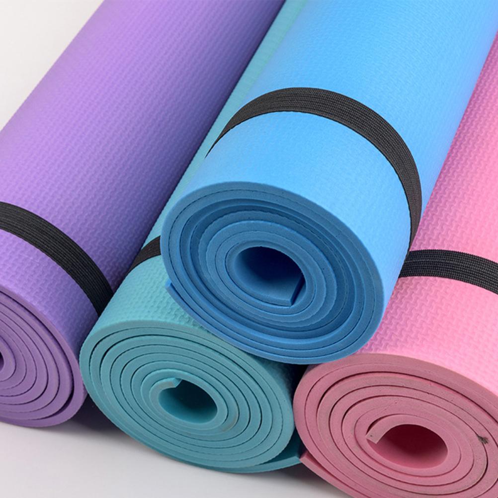 Covoraș de yoga de 4 mm EVA anti-alunecare Fitness Slim Yoga Sală de acasă Covorașe de exerciții Pilates Tampoane de exerciții de gimnastică