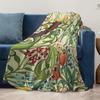 Vibrant Floral Bed Blanket Throw Sofa Cover Decorative Quilted Bedspread for Home Living Room Bedroom