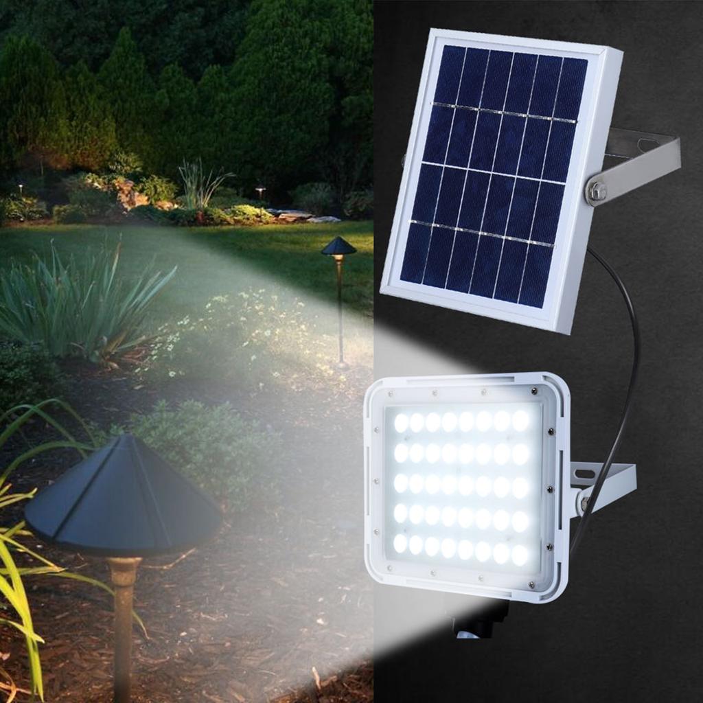 LED Solar Flood Light Waterproof Wall Lamp Street Light for Outdoor Garden Lawn