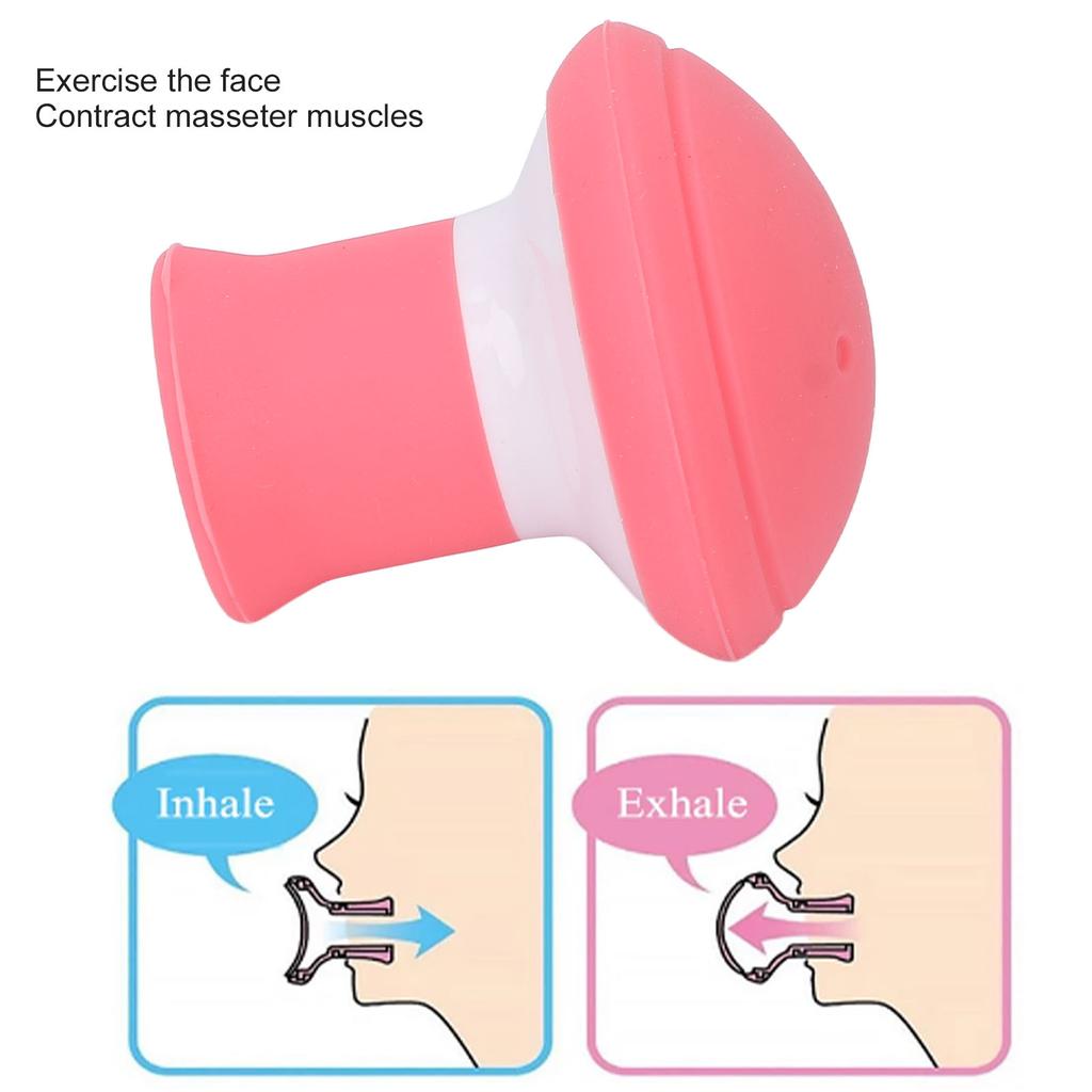 Face Masseter Trainer Silicone Face Lifting Tightening Nasolabial Folds Removal Shaping Slimming Tool