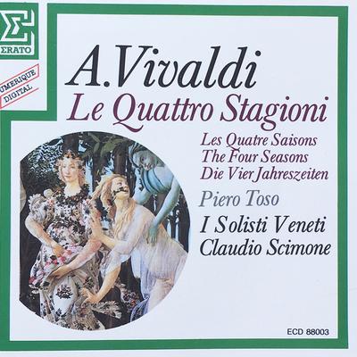 CD A. VIVALDI, CLAUDIO SCIMONE, I SOLI - Le Quattro Stagioni ECD88003 Erato 1983 Německo Klasická Použité