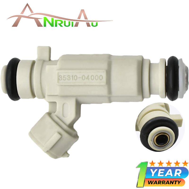 NEW 4PCS Fuel Injector Nozzle 35310-04000 3531004000 Compatible with Kia picanto 2011-2014 Hyundai i10 2011-2016