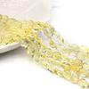 1String Reiki Healing Crystal Beads, Natural Stone Transparency Citrine Amethyst Gems Loose Spacer Beads for Jewelry Making DIY Christmas Gifts 38cm