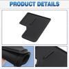 Black Smartphone Wireless Charger Rubber Mat Pad Protector for Toyota Land Cruiser Prado 250 J250 LC250 2024-2025