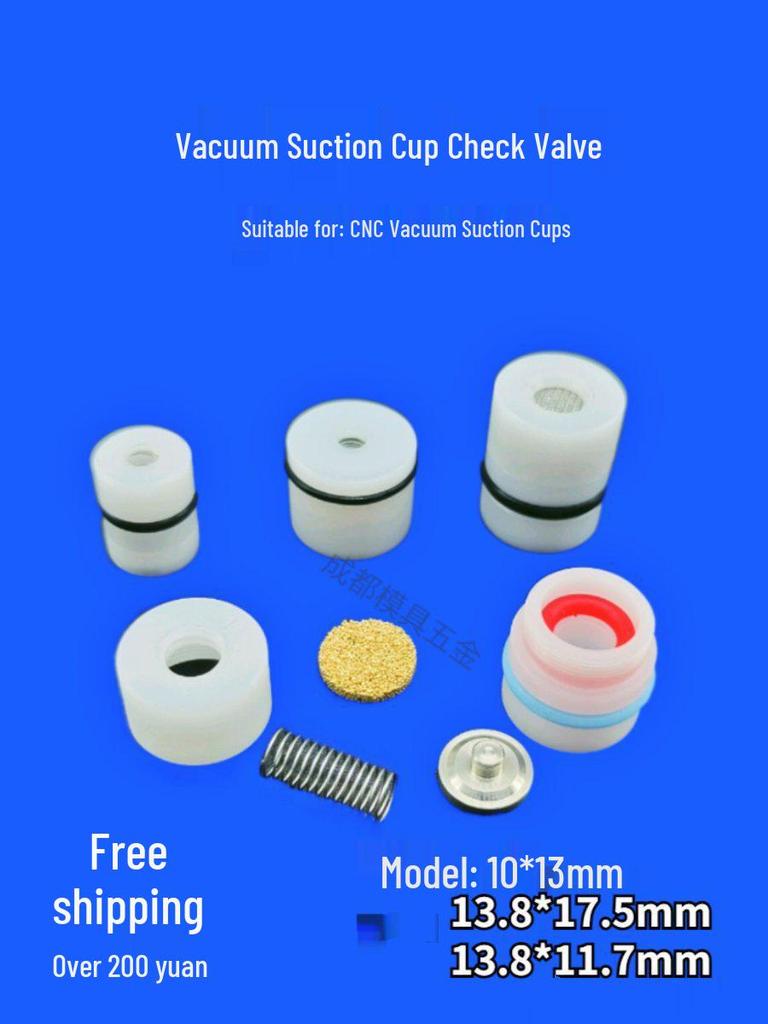 CNC Vacuum Suction Cup Anti-Reverse Valve with Stainless Steel and Copper Filter