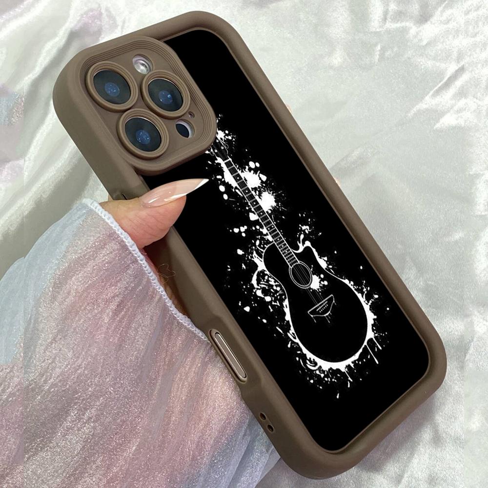 JT96 Blank Sheet Music for iPhone 17 16 15 14 Pro Max Samsung S26 S25 S24 Ultra A17 A16 A07 A56 A06 Xiaomi 15T Redmi 14C 15c Note 14 Soft TPU Case