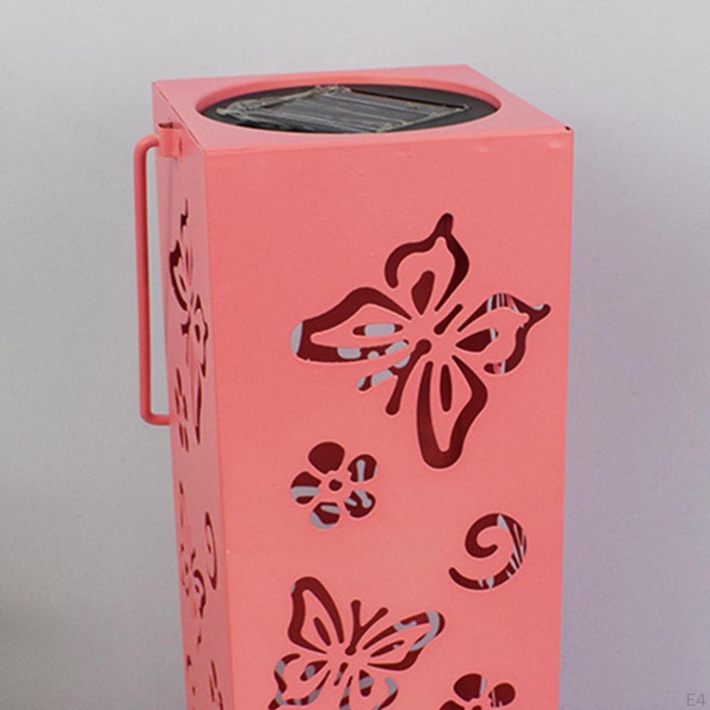 Lantern Light Hanging Butterfly Hollowed- Night Lamp Retro Style Front Door Porch Tree Decoration