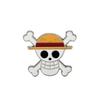 One Piece Luffy & Zoro Piraci Słomkowego Kapelusza Metalowa Broszka Pin