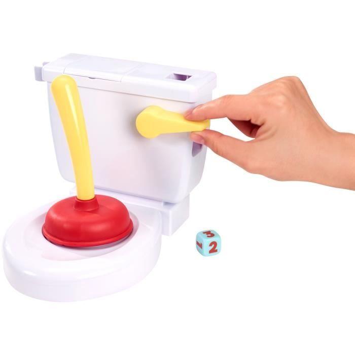 Jeu De Société Enfant - Toilettes Folie - MATTEL GAMES - 2 À 4 Joueurs - 5 Ans Et +