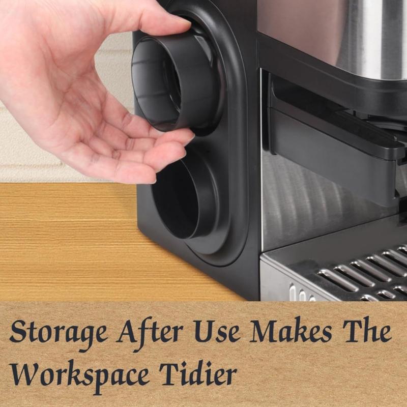 Coffee Machine Funnel Precise Dosing Tool Espresso Machine Funnel for Espresso Makers Heat Resistant Plastic Design