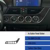 Bright Carboh Fiber Car Front AC Button Frame Cover For BMW Z4 E89 09 10 11 12