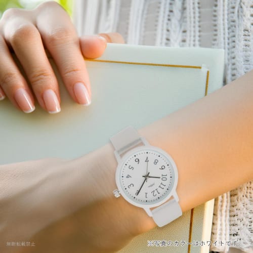 Fieldwork Women's Analog Watch with Silicone Strap and Lamibel White KDS014-1