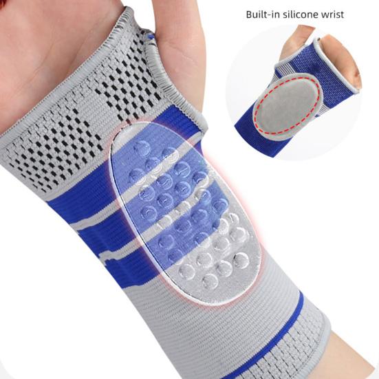 Nylonový návlek na podporu zápěstí pro sport Pevná úprava materiálu Chránič dlaně Úleva od bolesti Prodyšný chránič ruky při zánětu šlach a artritidě podvrtnutí