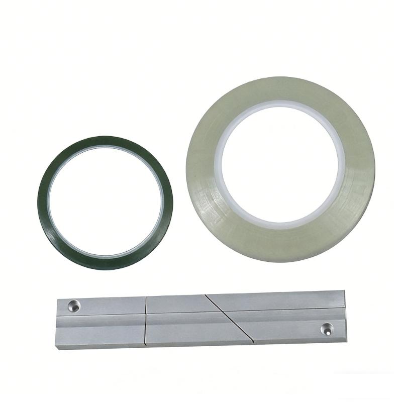 

1/4 10inch Tape Splicing Set with Splicing Tape and Leader Tape Reel to Reel Professional Tape Splicing Block Accessory 1