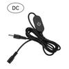 USB Switch Extension Cable 2A 1.5M DC5V/DC12-24V Touch Dimming Switch Cable for LED Strips On/Off Power Switch