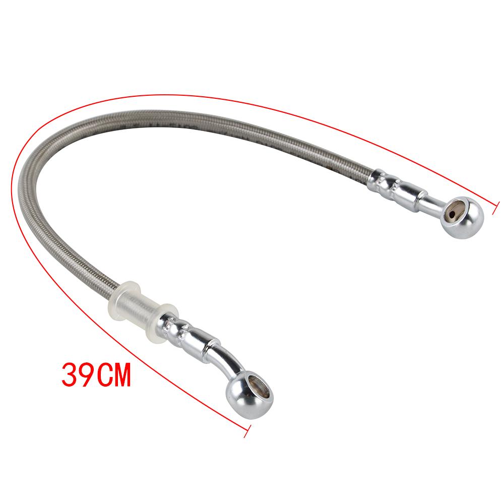 

39cm-140cm Motorcycle Brake Oil Hose Brake Line Universal Motorbike Stainless Steel Braided Pipeline Latiguillo Freno Moto 39cm