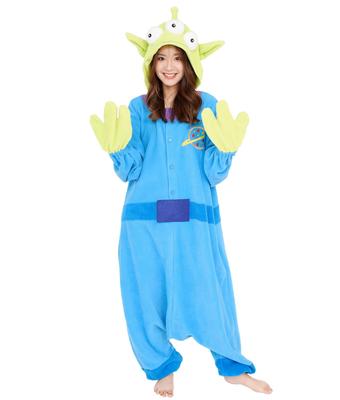 Southwark Fleece Kigurumi Alien Free Size RBJ-051
