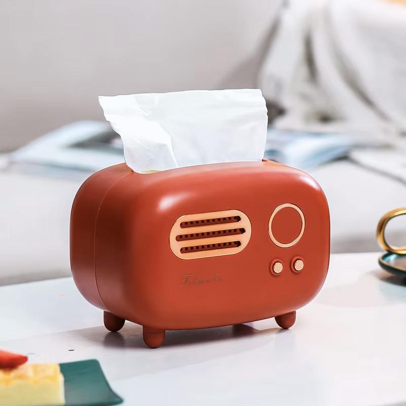 Retro Radio Tissue Box - Vintage Charm for Modern Homes. Available in Red, Green & Pink! Stylish & Functinal Home Decor Gift