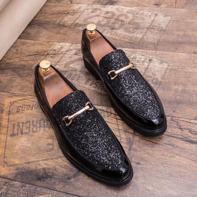 Oxfords Fashion Elegante Loafer Herren Gehobene Britische Stil Kleid Aufzug Schuhe Herren Slip auf Leder Freizeit Lederschuhe