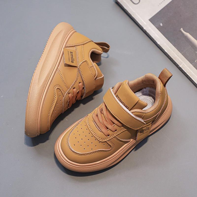Scarpe sportive per bambine Primavera Nuove scarpe per bambini Scarpe da tavola per ragazzi Scarpe per bambini grandi Scarpe leggere piccole bianche Primavera e autunno basse