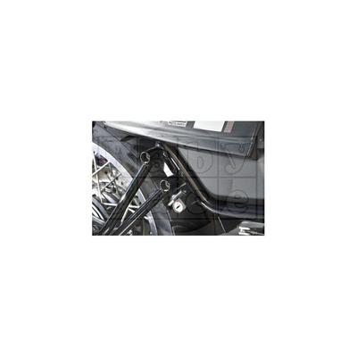 Baby Face 009-LCMG4BK Zámek helmy, Černý, MOTOGUZZI V7III 17-21 Pravý držák