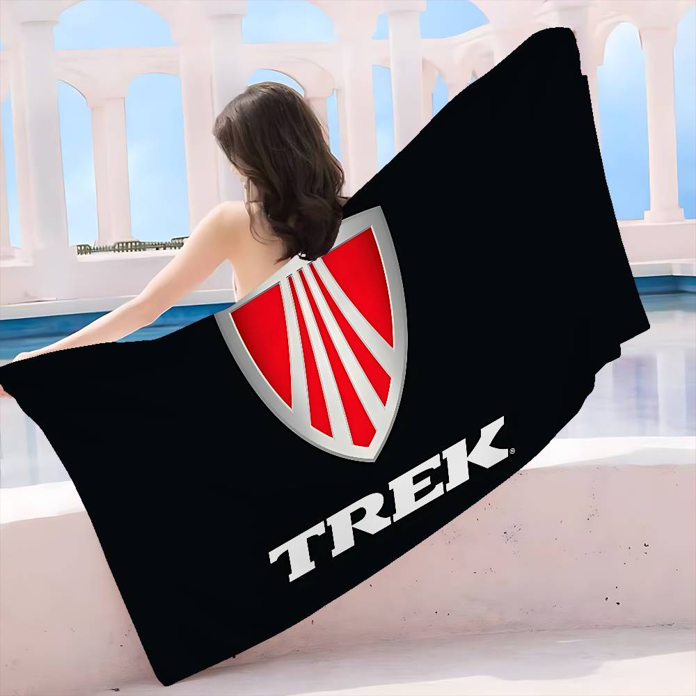 T-TrekS LOGO Microfiber Blanket Quick Drying Beach Towels Oversized Printing Super Absorbent Pool Towel Blanket