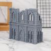 3D Printed Gothic Building Ruins Terrain Scenery Unpainted Mini Building Model Kit For Dnd Wargaming Terrain Scenery Building