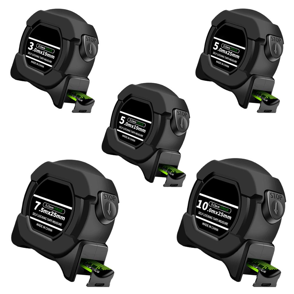 Flexible & Durable ABS Tape Measure with Clear Scale & Fluorescent Coating Reliable Self Locking Tape Measure for Home