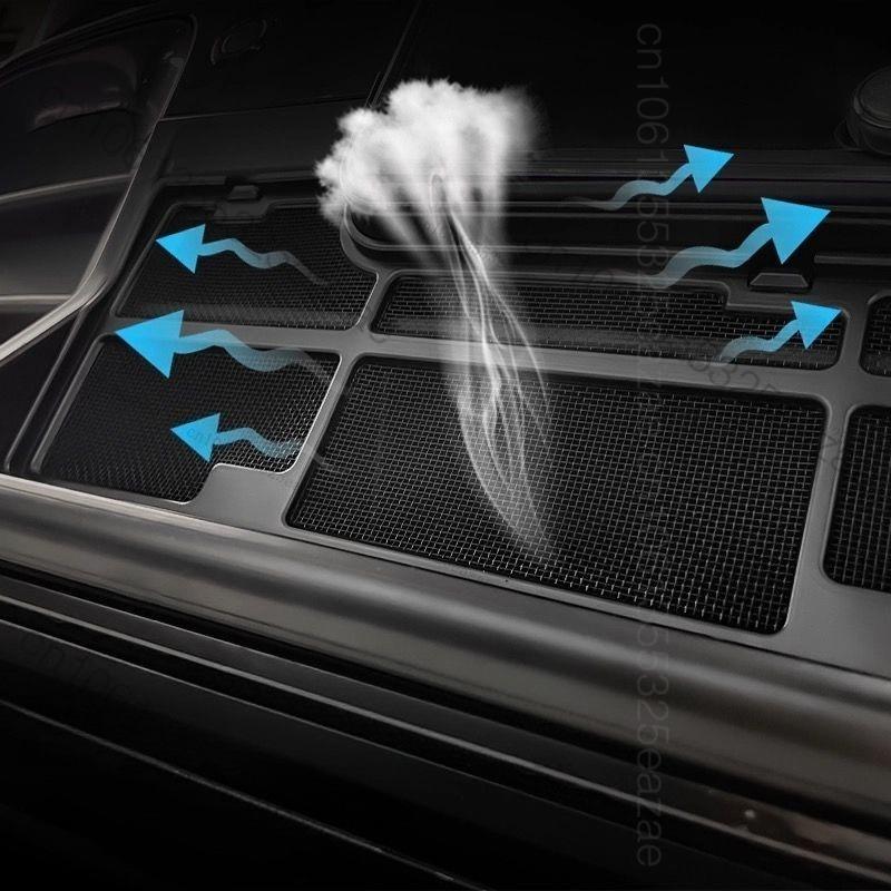 Car Insect-proof Net Fit For Xiaomi YU7 YU 7 2025+ Water Tank Protection Front Bumper Grille Dust-proof Net Parts
