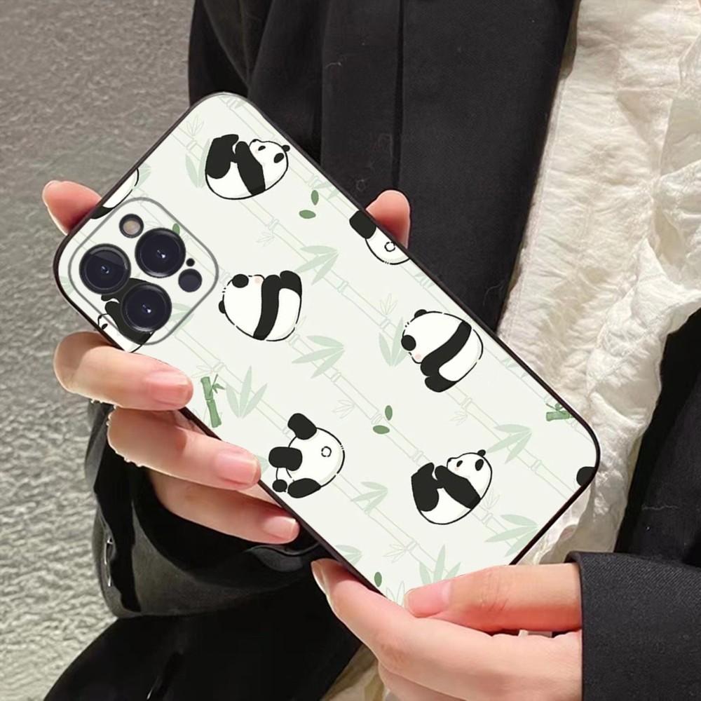 

Panda Cute Phone Case For IPhone 16 15 14 11 12 13 Mini Pro XS Max Cover 6 7 8 Plus X Funda Shell iPhone 13 mini