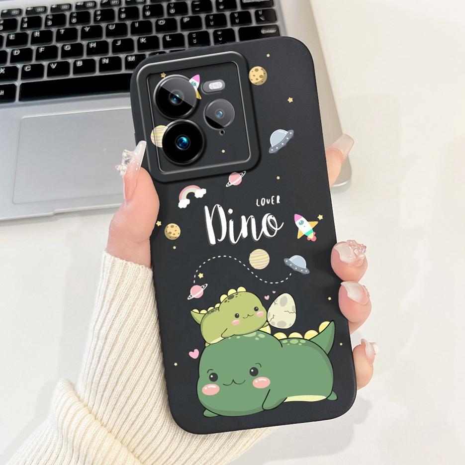 For Realme GT7 Pro 5G Case RMX5010 Cute Fashion Cartoon Cover Soft TPU Phone Case For Realme GT 7 GT7 T GT7T 5G Back Cover Coque