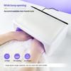 Professional Nail Lamp with Hand Pillow, 4-Timer Smart Touch Screen UV Lamp for Gel Polish, Removable Base, Large Space
