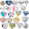 New Heart-Shaped Multiple Series Charm Bead Applicable To Original Plating Copper Jewelry & Diy Making Fine Unique Jewelry Gift