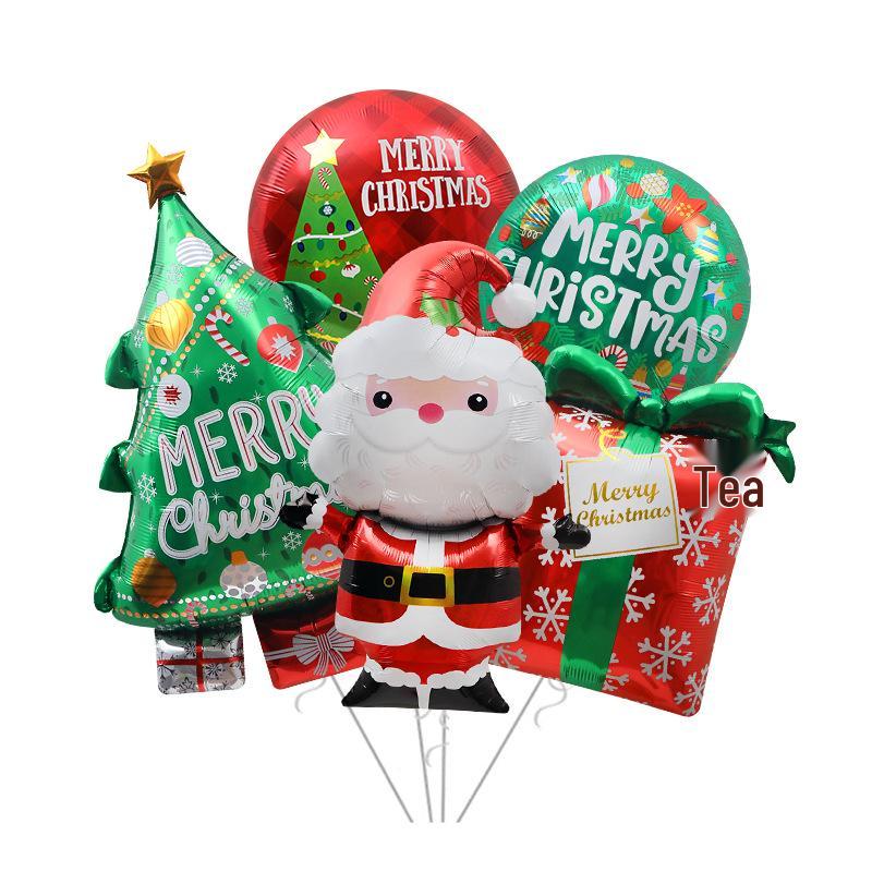 Christmas Window Display Props: Toys, Balloons, Candy Canes, Santa, Snowman, Christmas Tree.