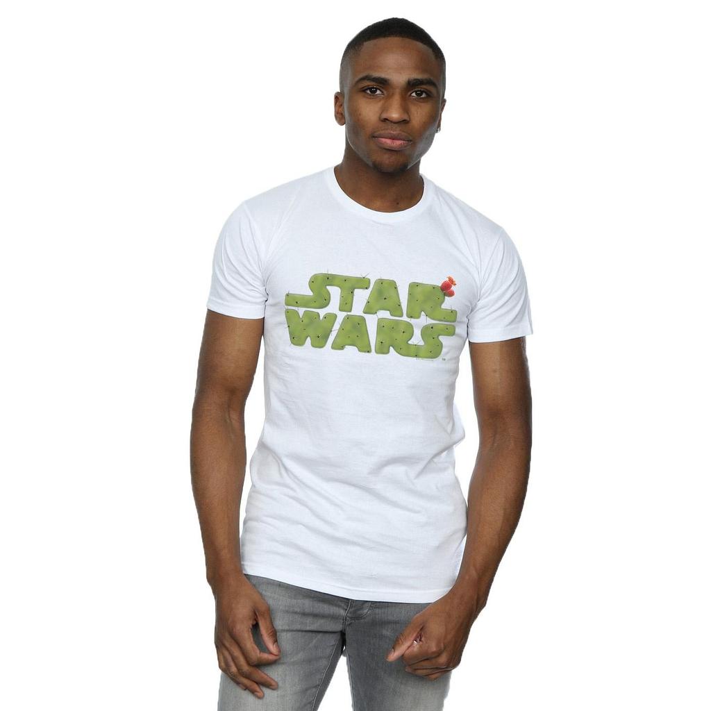 STAR WARS Mens Cactus Logo T-Shirt