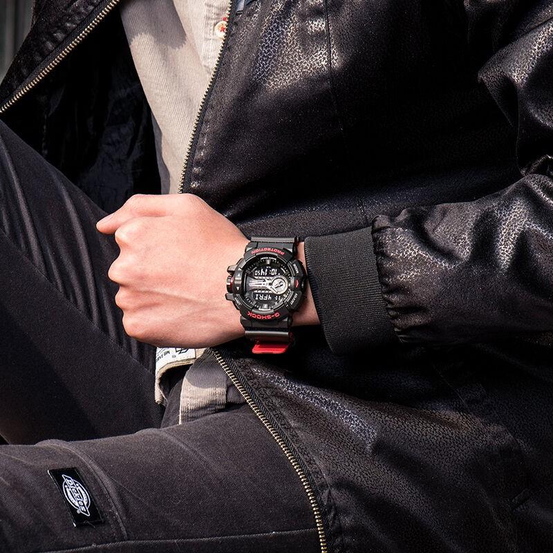 Casio Men Liquid Crystal/Analog Dual Display Series Black Watch GA-400HR-1A GA-400HR-1A