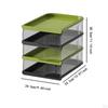 Desktop File Organizer Document Holder for Desk Newspaper Files Shelves Rack Letter Tray