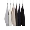 Autumn and Winter 0 Warm Solid Color Crew Neck Sweater Men's and Women's Simple Loose Casual Versatile Top