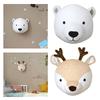 Jungle Animals ,Bear/Deer Ornaments,Wall Hanging Mount,Stuffed Plush Toy,Princess Doll Girl Children Gift for Children