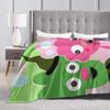 Noodle Pals Micro Super Simple Songs Blankets  Warm Print Plush Bedding Throws For Bedroom Picnic Flannel Bedspread Bed Cover